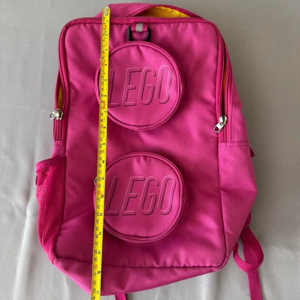 Pink Lego backpack